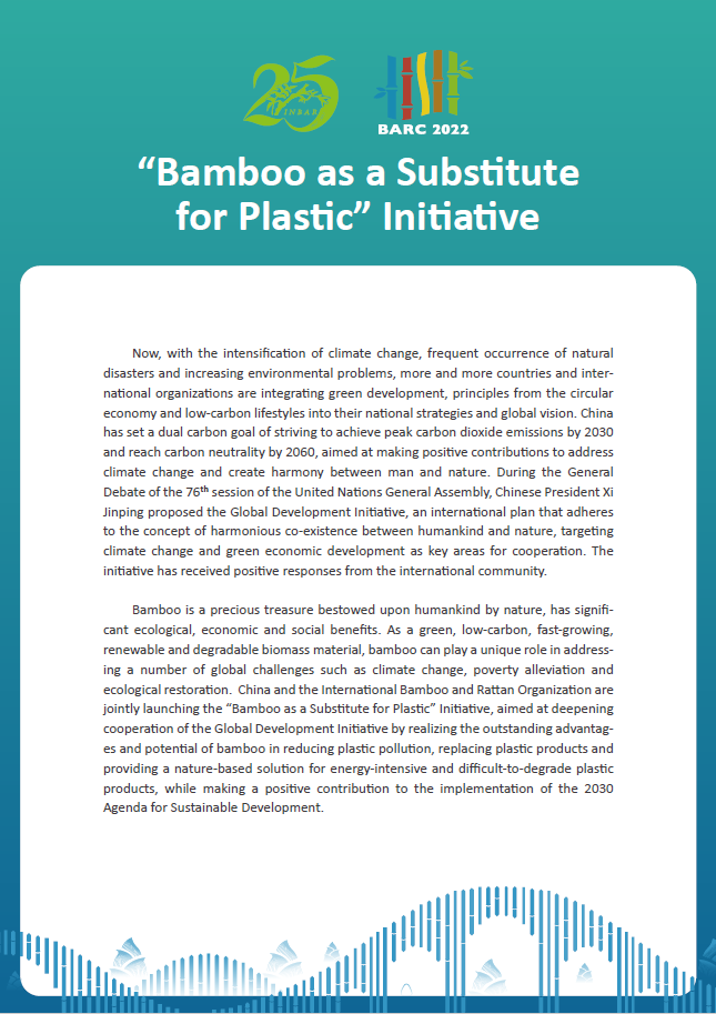 Bamboo as a Substitute for Plastic Initiative