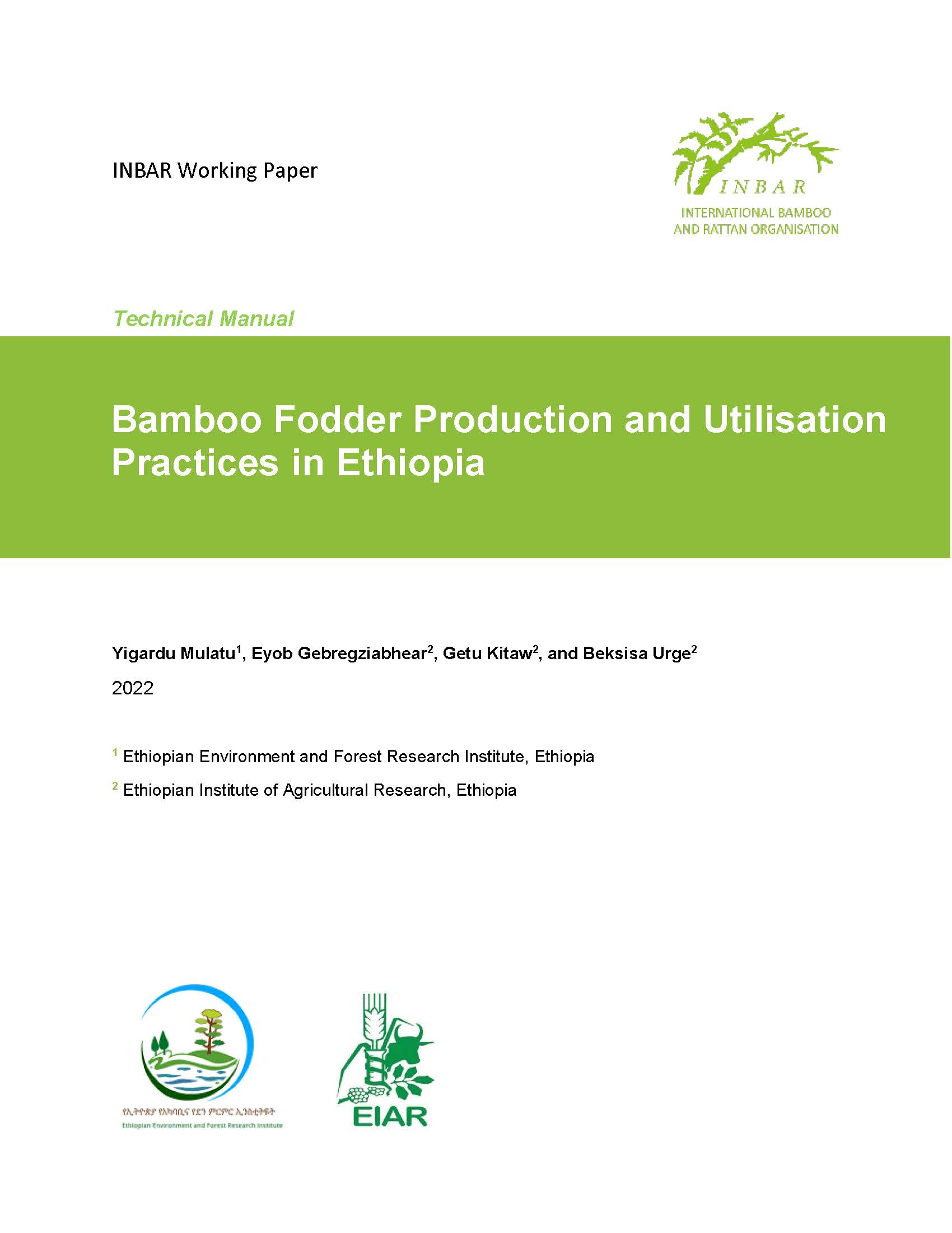 Bamboo Fodder Production and Utilisation Practices in Ethiopia